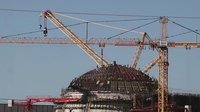 Akkuyuda çalışmalar sürüyor… 2’nci Güç ünitesinin ekipman montajları tamamlandı
