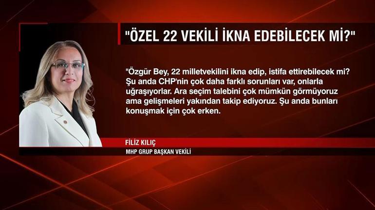 CHP dışındaki partiler ara seçime ne diyor CHP istifa edecek 22 vekil bulacak mı