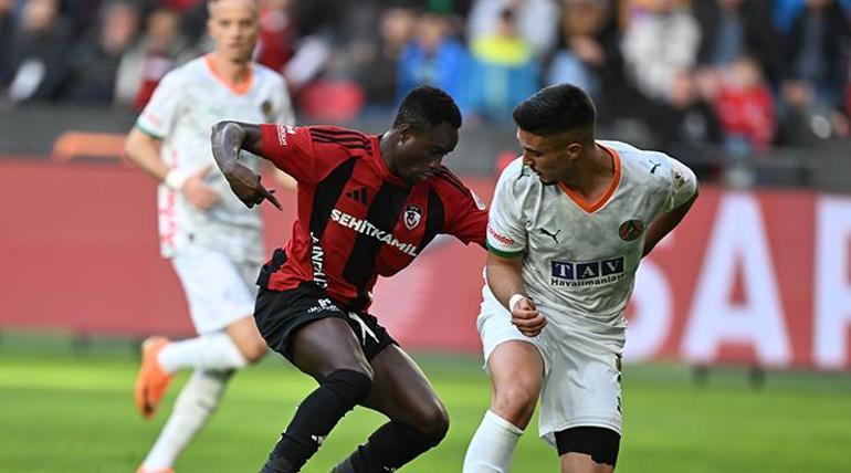 Gaziantep FK ile Alanyaspor yenişemedi