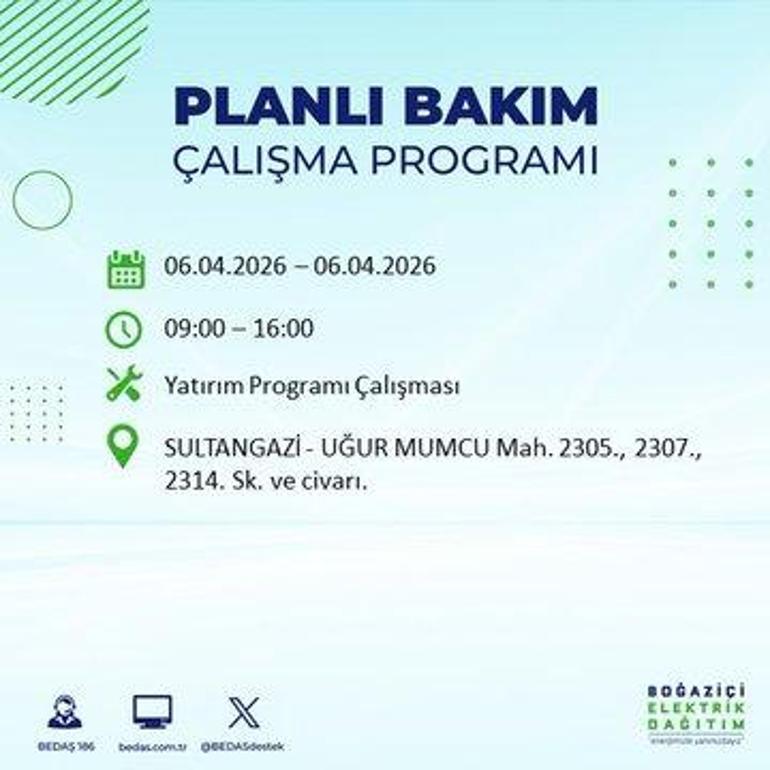 İSTANBUL’DA 8 SAATLİK ELEKTRİK KESİNTİSİ 6 Nisan Hangi İlçelerde Elektrik Yok BEDAŞ ve AYEDAŞ Duyurdu