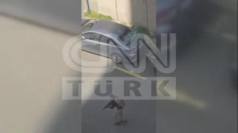 SON DAKİKA İSRAİL KONSOLOSLUĞU ÖNÜNE TERÖRİSTLER BÖYLE GELMİŞ İşte o görüntüler