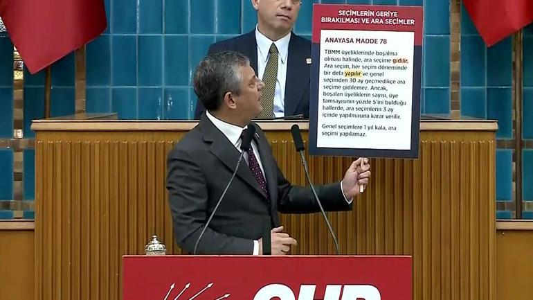 Özgür Özelin ara seçim ısrarı sürüyor