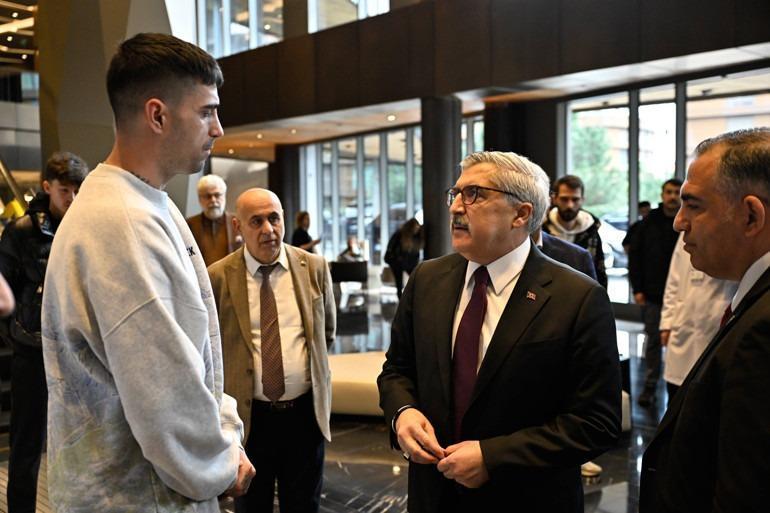 AK Parti Genel Başkan Yardımcısı Yayman, İbrahim Tatlısesi hastanede ziyaret etti