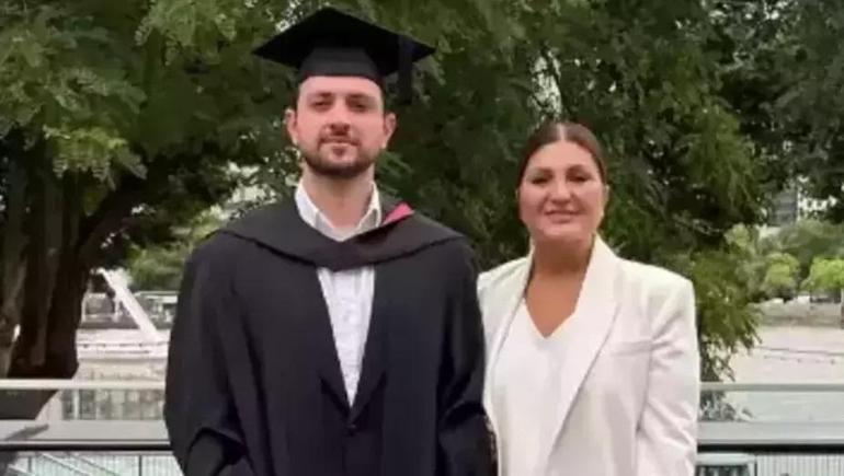 Asker oldu Sibel Canın oğlu Emir Aksüte bakın Melisa Uraldan kardeşine ziyaret