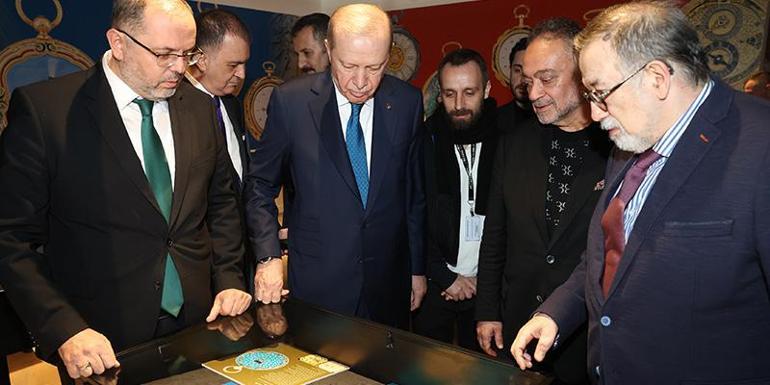 Cumhurbaşkanı Erdoğandan, Muhteşem Cep Saatleri Koleksiyonu sergisine ziyaret