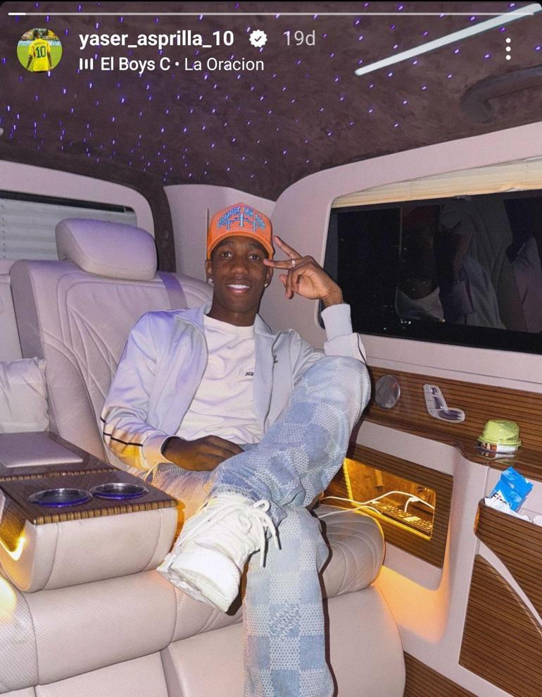 Galatasarayın yara aldığı gece Asprilladan tepki çeken paylaşım