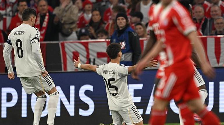 Arda Güler şov yapıyor, Bayern Münih deplasmanında Real Madrid’i taşıyor
