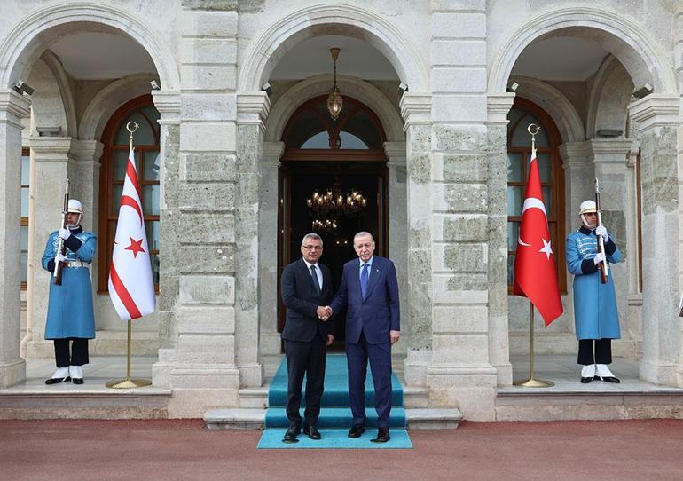 Cumhurbaşkanı Erdoğan, Erhürman ile bir araya geldi