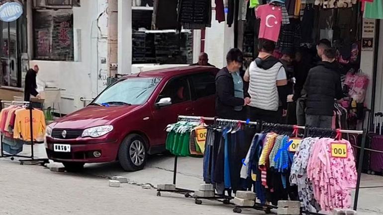  El frenini çekmeyi unutmuş