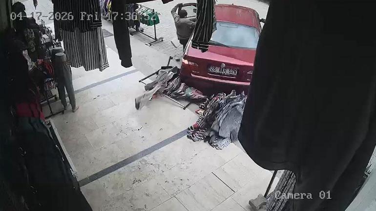  El frenini çekmeyi unutmuş