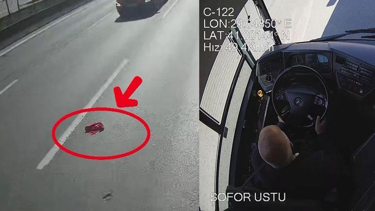  Şoförden alkışlanacak davranış