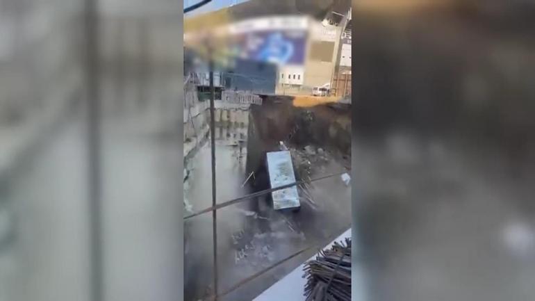 Fenerbahçe Stadyumunun yakınında istinat duvarı çöktü