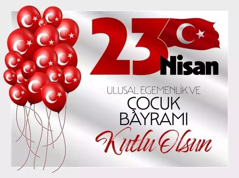  Resimli, Bayraklı Ulusal Egemenlik ve Çocuk Bayramı Mesajları ve Atatürk Sözleri