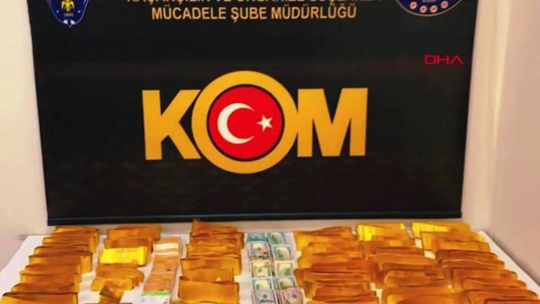  590 milyon TLlik altın ve döviz ele geçirildi
