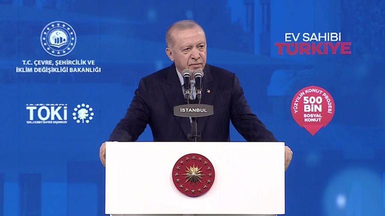 SON DAKİKA... İstanbul’da 100 bin konut sahibini buluyor Cumhurbaşkanı Erdoğandan açıklamalar