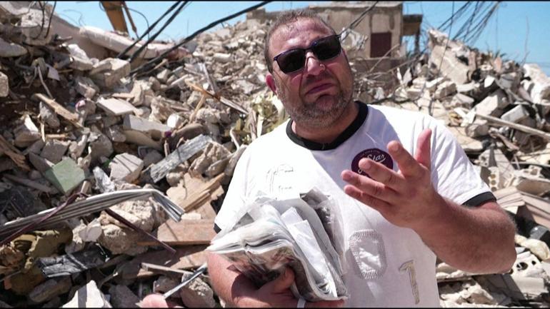 Ateşkese rağmen İsrail Lübnan’a saldırıyor Enkaz altında eşyalarını arıyorlar