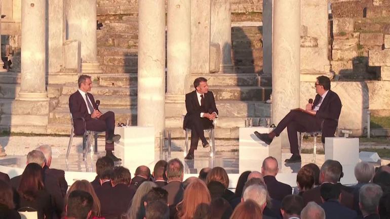 Macrondan tepki çeken açıklama: Yunanistan’ın egemenliği risk altındaysa buradayız