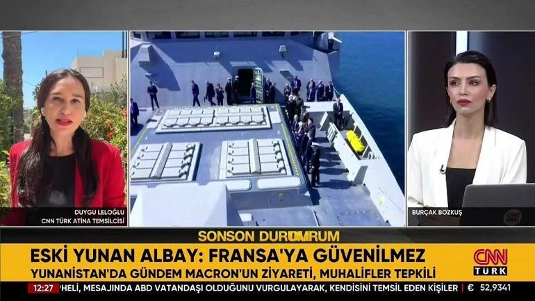 Yunanistan’da gündem, Macron’un ziyareti “Fransa’ya güvenilmez”