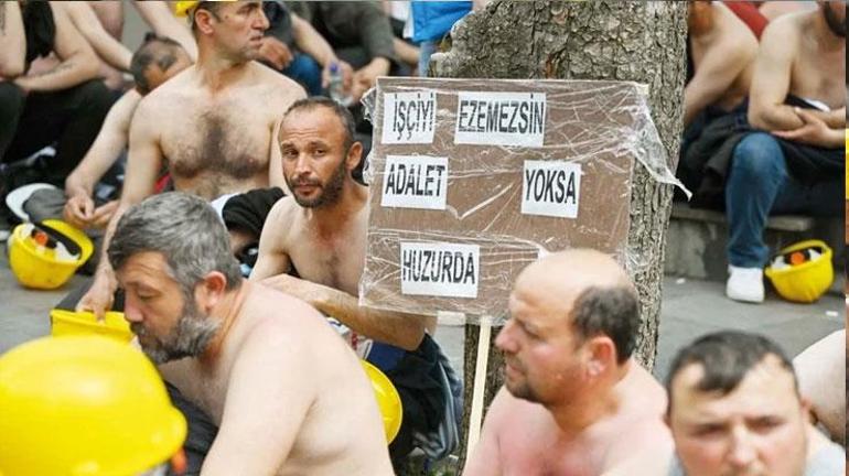 Ankarada eylem yapan maden işçilerinin sorunları bitiyor İçişleri Bakanı Çiftçi açıkladı