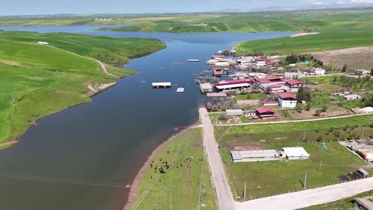  Ambar Barajı kapakları açıldı… Boşaltılan 10 ev su altında kaldı