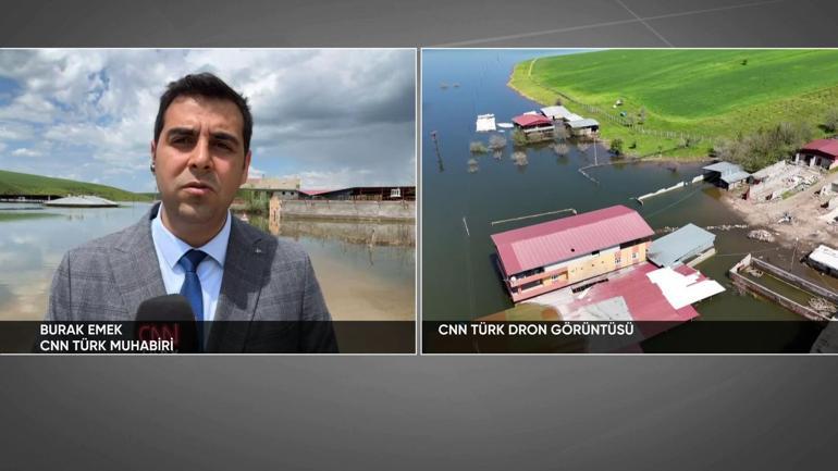  Ambar Barajı kapakları açıldı… Boşaltılan 10 ev su altında kaldı