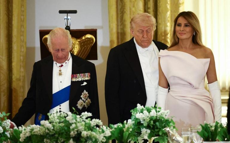 Kral Charles, Trumpın yüzüne söyledi: Biz olmasaydık Fransızca konuşuyor olurdunuz.... Salonda kahkahalar koptu