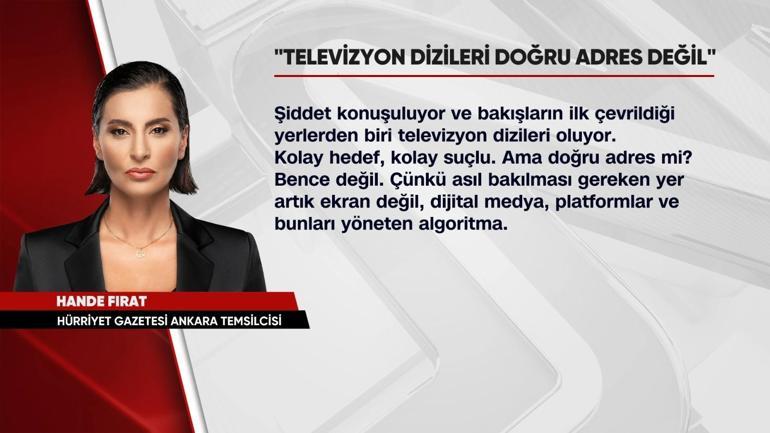  Ana akım medyanın önemi TV dizileri kolay hedef Asıl tehlike sanal medya ve algoritma