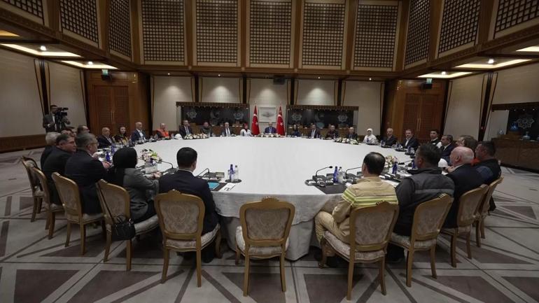 Cumhurbaşkanı Erdoğan, işçi ve işveren temsilcilerini kabul etti