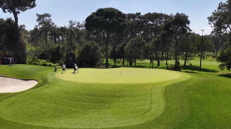 Golfün yıldızları Antalyada sahada