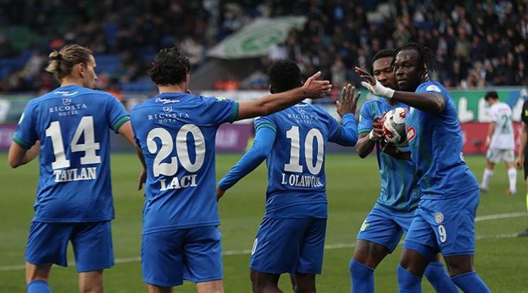 Çaykur Rizespor, Konyaspor’u 3 golle geçti