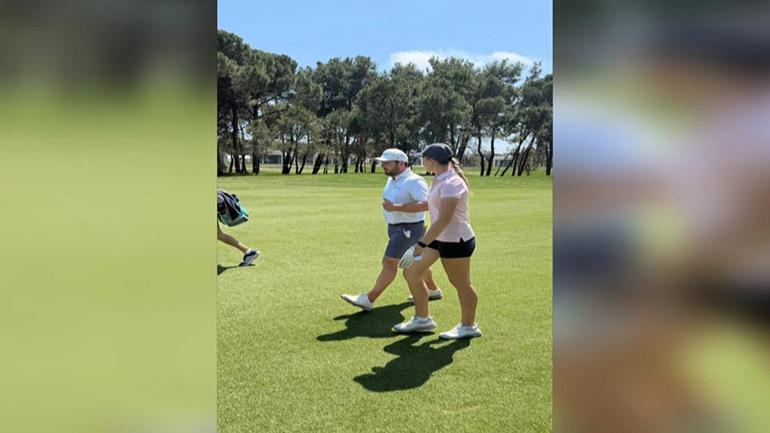 Golfün yıldızları Antalyada sahada