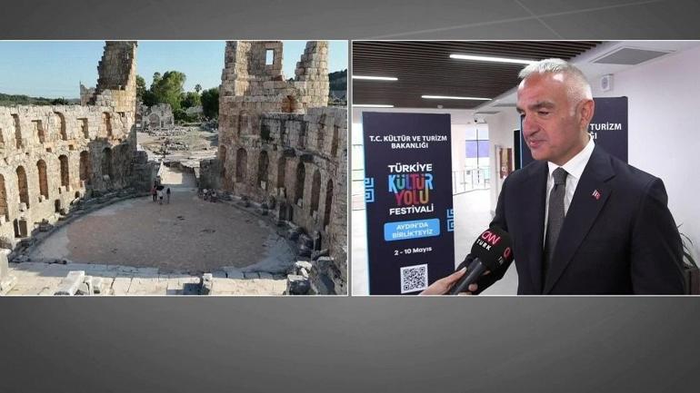 Kültür ve Turizm Bakanı Ersoy CNN TÜRKte | Kültür Yolu bu kez Aydından geçiyor