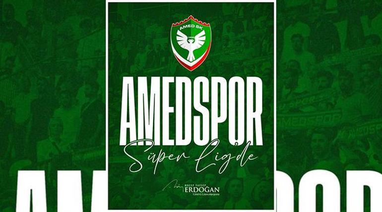 Cumhurbaşkanı Erdoğan’dan Amedspor’a tebrik