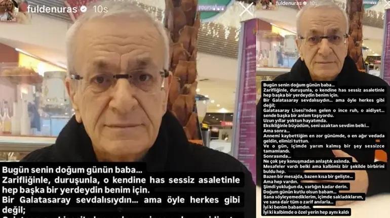 Fulden Urasın baba acısı: Şimdi yokluğun da varlığın kadar derin