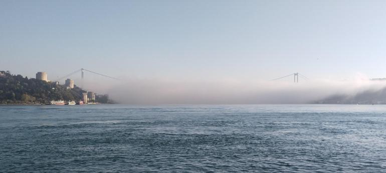 İstanbulda deniz ulaşımına hava muhalefeti engeli