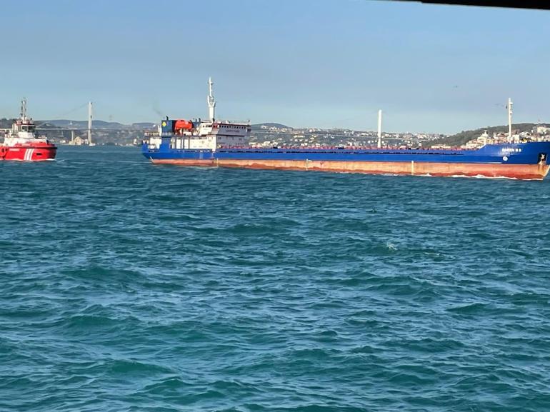  İstanbul Boğazında gemi arızası Boğaz yeniden trafiğe açıldı