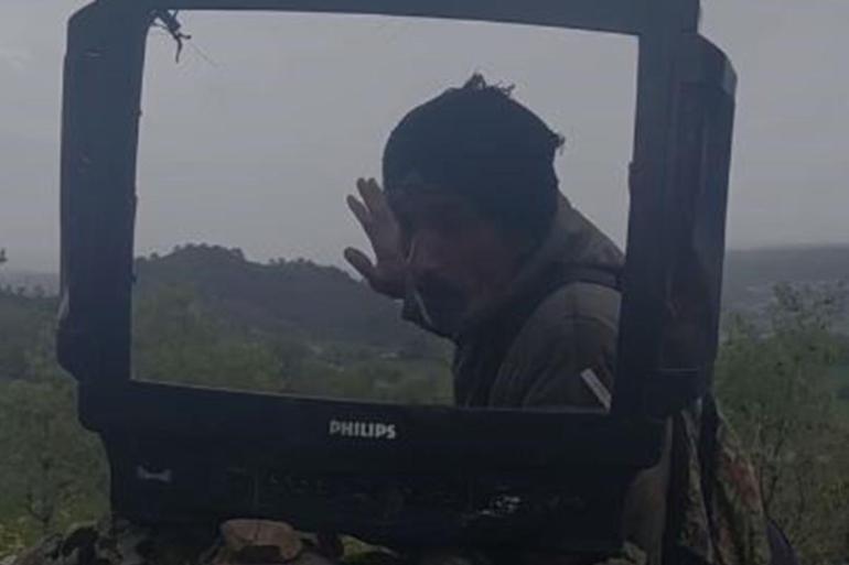 Ekran kırık ama yayın net Çobanın hava durumu spikerliği görenleri güldürdü