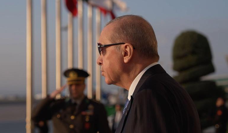 Cumhurbaşkanı Erdoğan, Cezayir Cumhurbaşkanı Tebbunu karşıladı