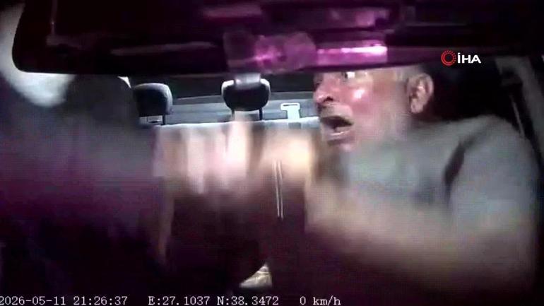 Takside dehşet anları Canını böyle kurtardı