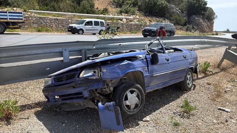 ÖLÜMDEN KIL PAYI KURTULUŞ Araç kağıt gibi ezildi