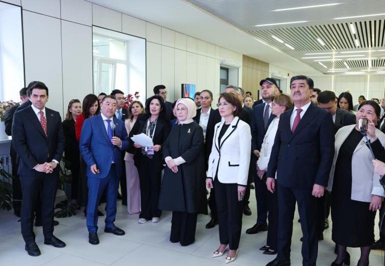 Emine Erdoğan, Kazakistanda Sıfır Atık Eğitim Laboratuvarının açılışını yaptı