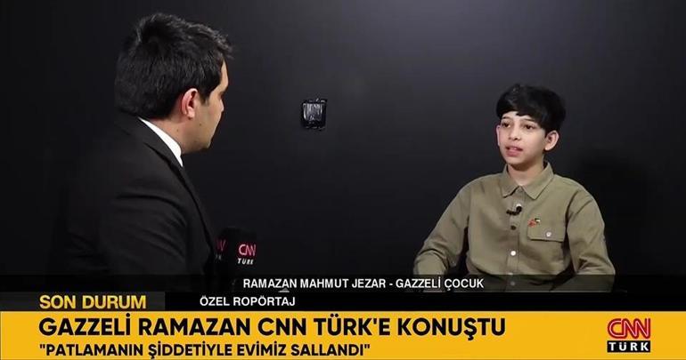 Gazzeli Ramazan CNN TÜRKe konuştu: İki arkadaşımı gözümün önünde aynı kefene sardılar