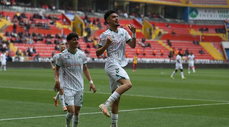 Kayserispor, Konyaspor galibiyetiyle veda etti