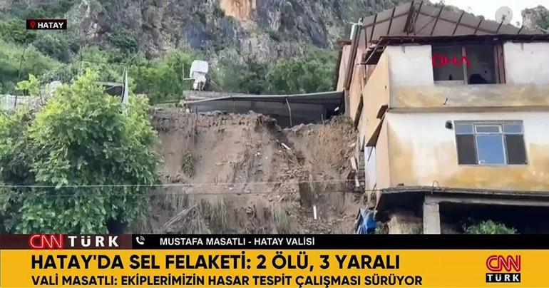 Türkiye sağanak altında... Hatayda sağanak nedeniyle ev çöktü: Kent genelinde 3 ölü