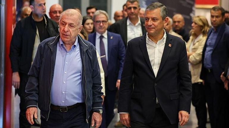 Zafer Partisi Genel Başkanı Özdağ, CHP Genel Merkezinde Özgür Özel ile bir araya geldi