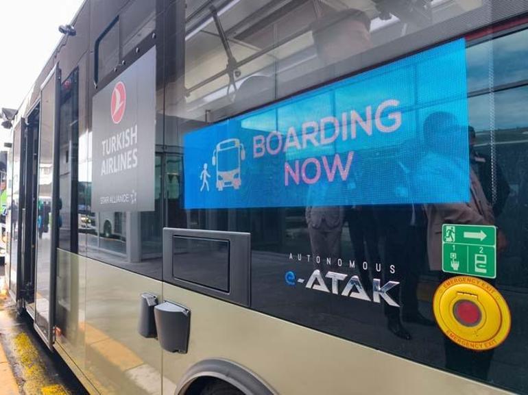 Otonom e-ATAK İstanbul Havalimanında teste çıktı
