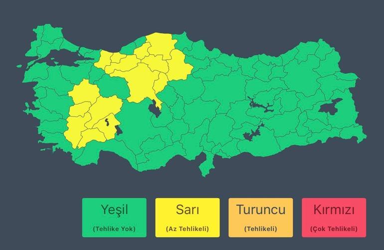 Kuvvetli yağış geliyor