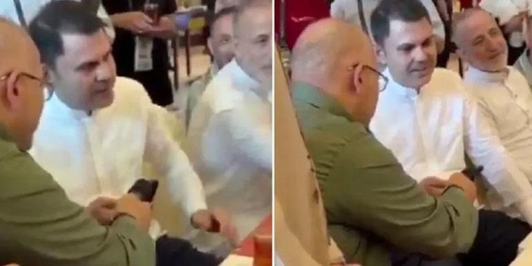 Cumhurbaşkanı Erdoğan, Türk hacılarla bayramlaştı
