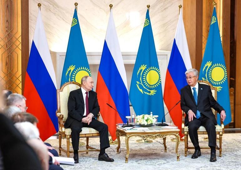 Rusya Devlet Başkanı Putin Astanada