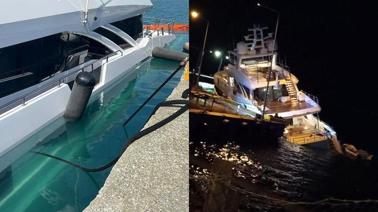 Sinopta 2 milyar lira değerindeki yat battı